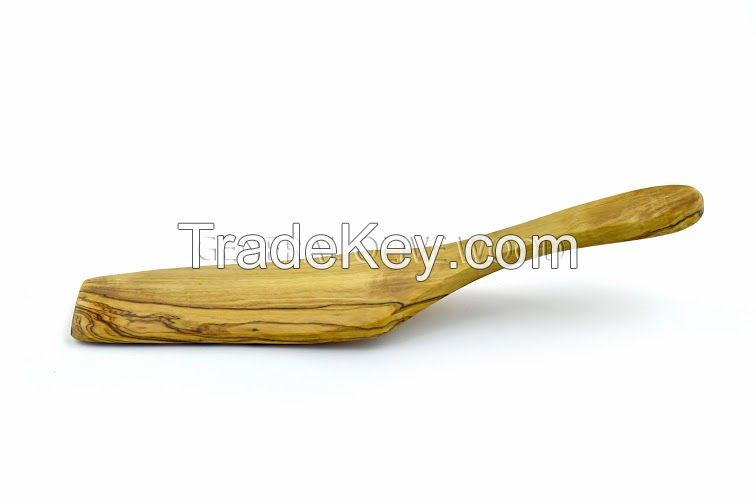 olive wood salad server/spoon/spatula/fork