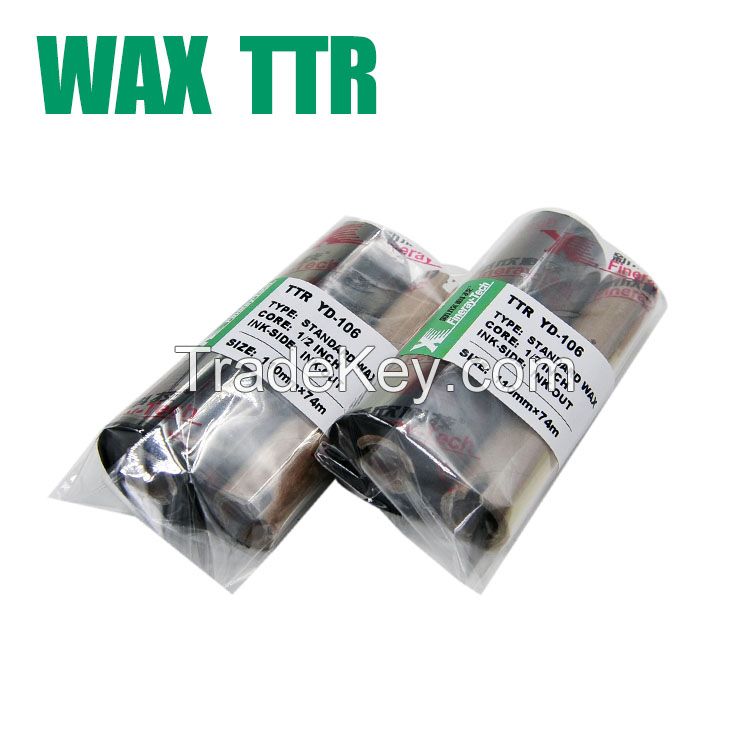 TTR wax transfer ribbon YD106 wax