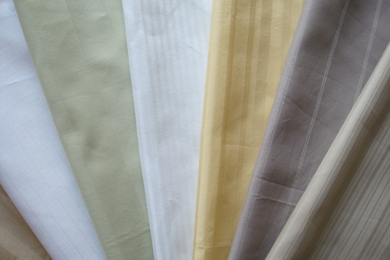 Cotton Dobby Stripe and Plaid Fabric