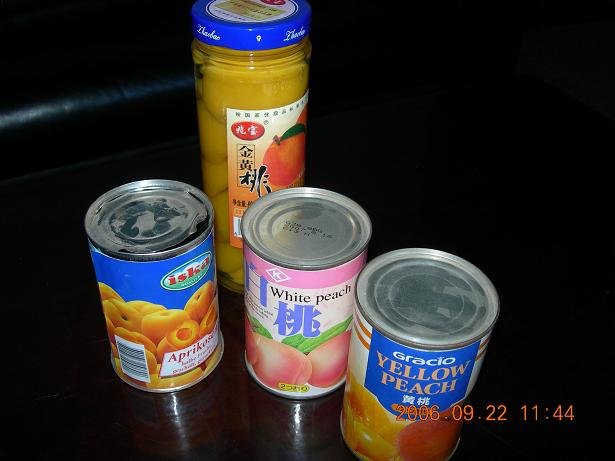 Canned Fruit In Syrup, Canned Food