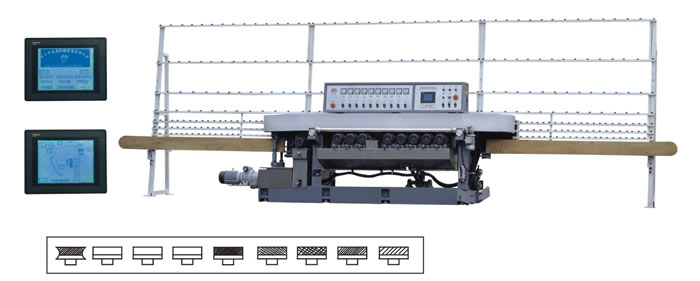 Glass Wave Bevelling Machine