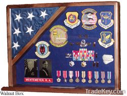 Flag Case and Shadow Boxes