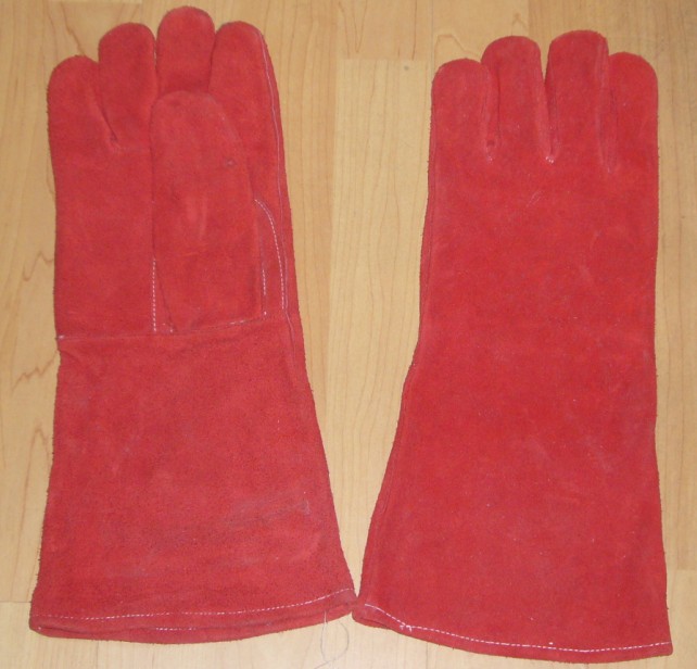 HLW-002(leather welder glove)