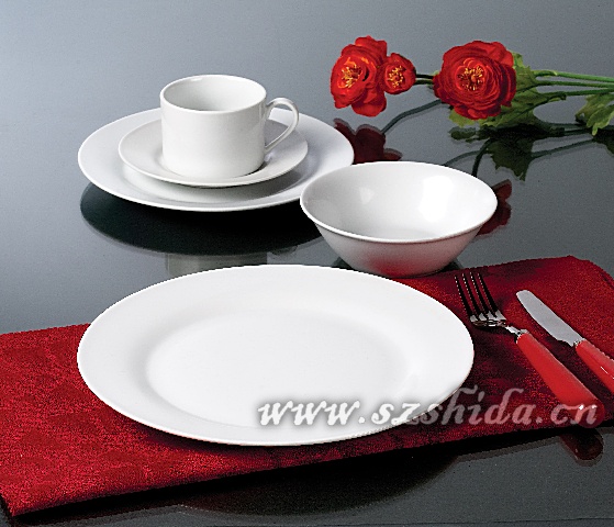 16pcs round porcelain dinner set