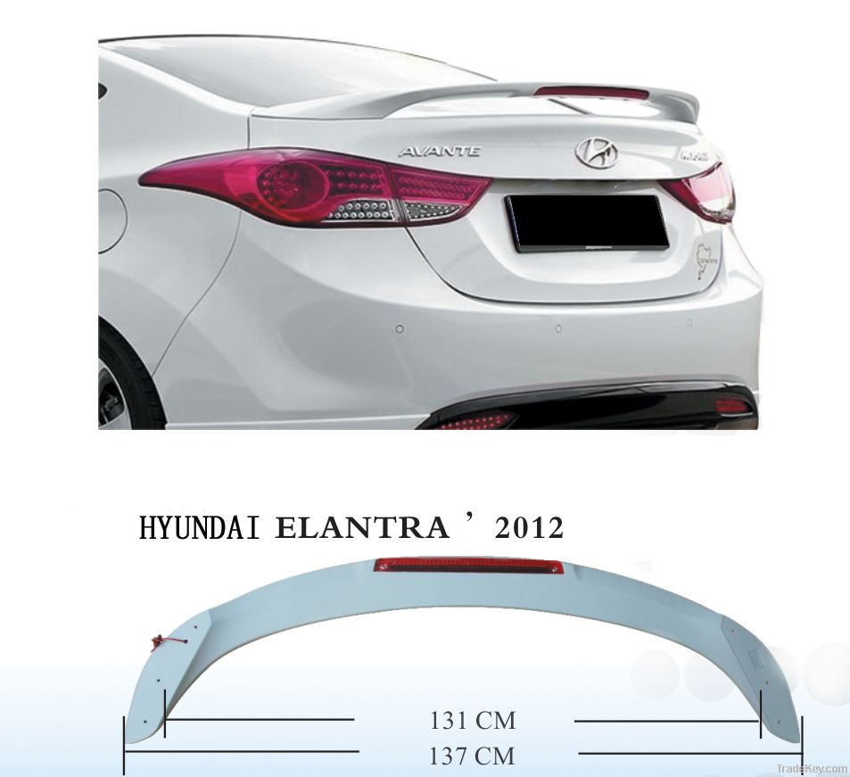 ABS rear spoiler for Elantra 2012