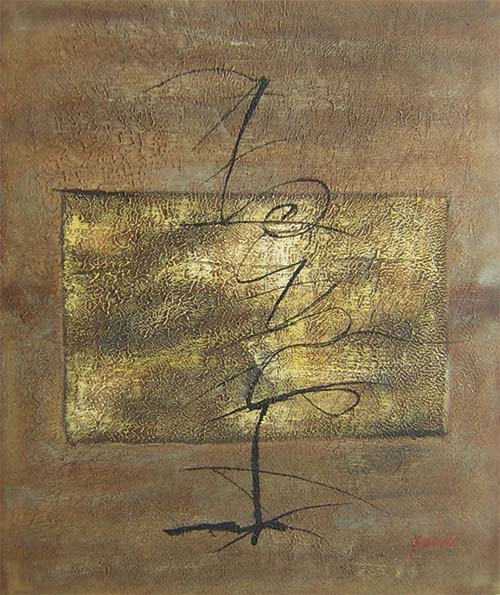 Rectangle & Lines oil painting [HS0605]