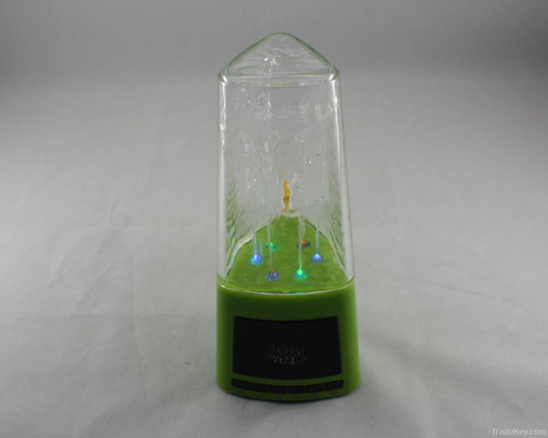 SD card speaker with led incredible fountain