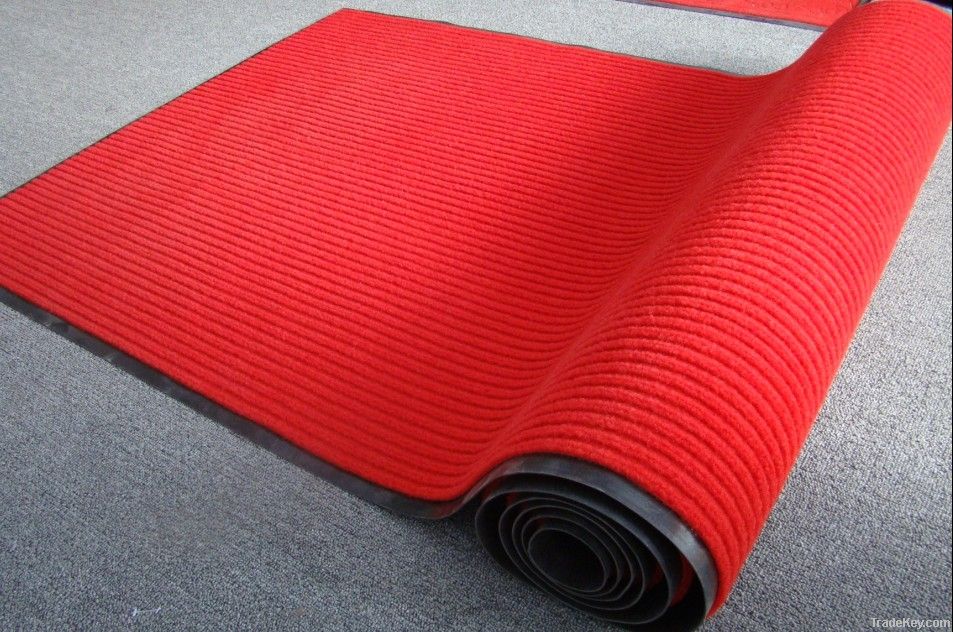 polyester ribbed floor carpet