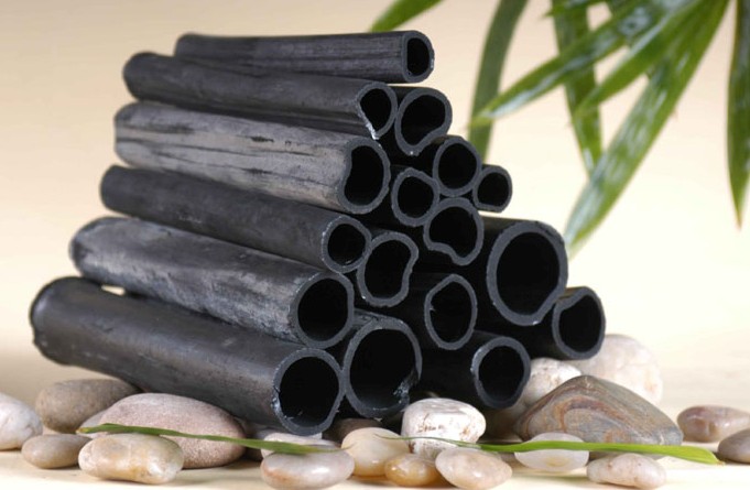 Bamboo charcoal stalks