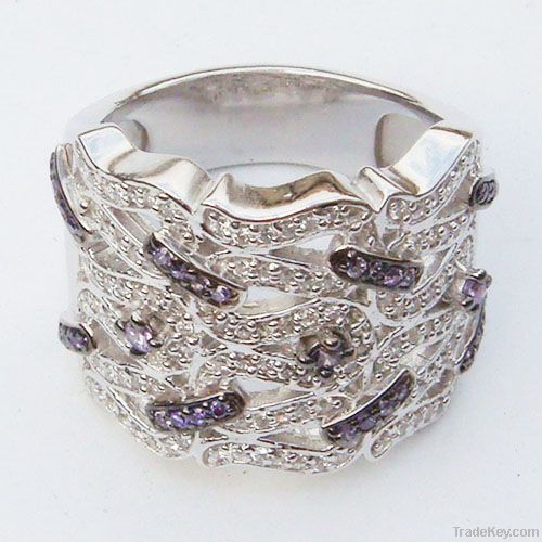 Sterling silver finger ring