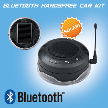 Solar Bluetooth handsfree car kit