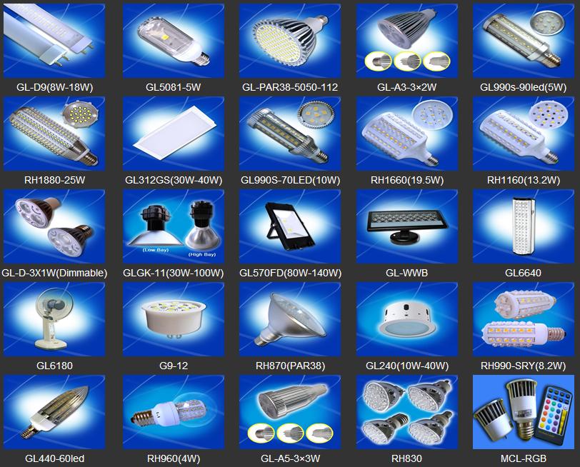 LED Tubes, LED Bulbs, LED Lamps, LED Spotlight CE/ROHS/UL