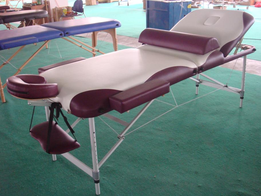 3 Section folding portable ALUMIUM massage table