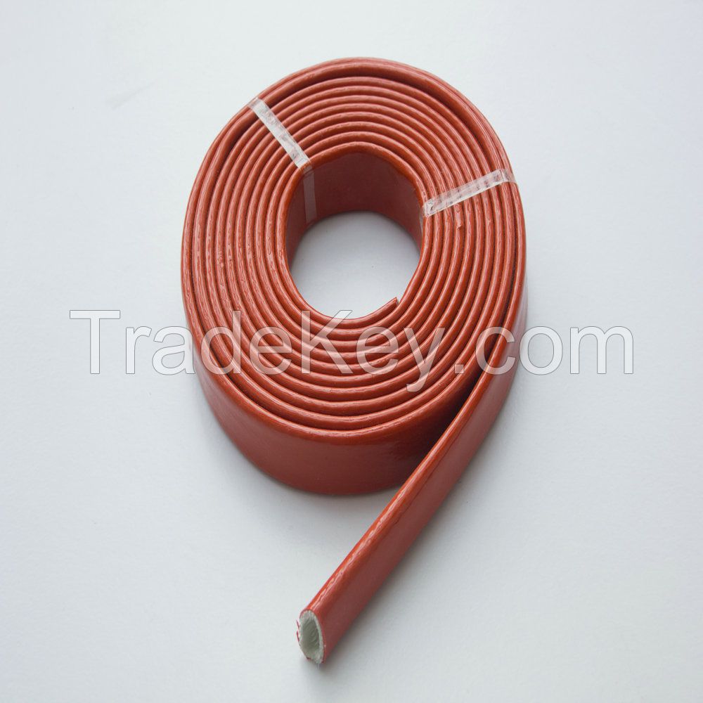 Silicone jacketed fiberglass sleeving