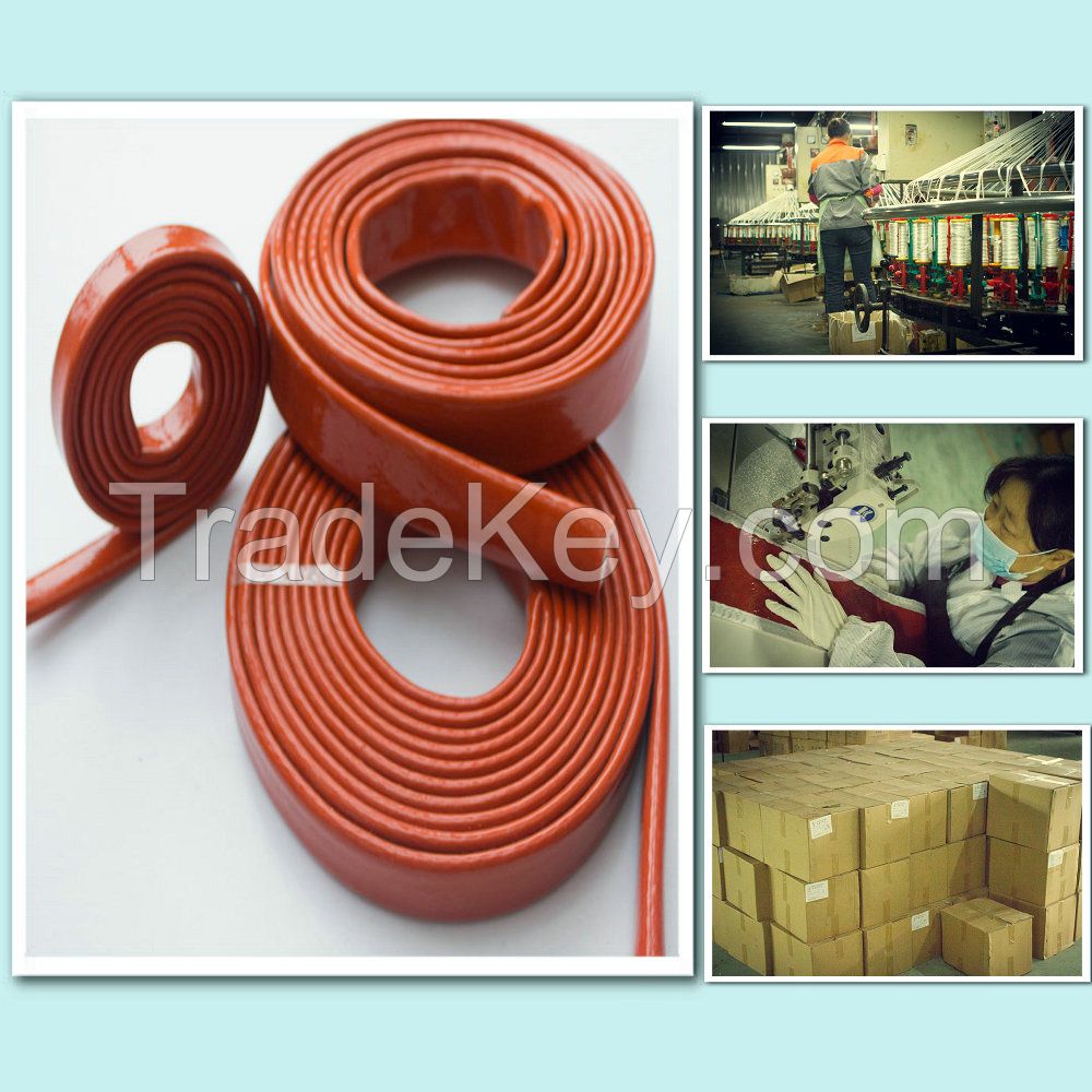 high temperature silicon fiberglass cable and sleeve
