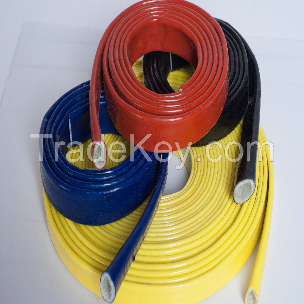 Hose and wire protective braided firesleeve