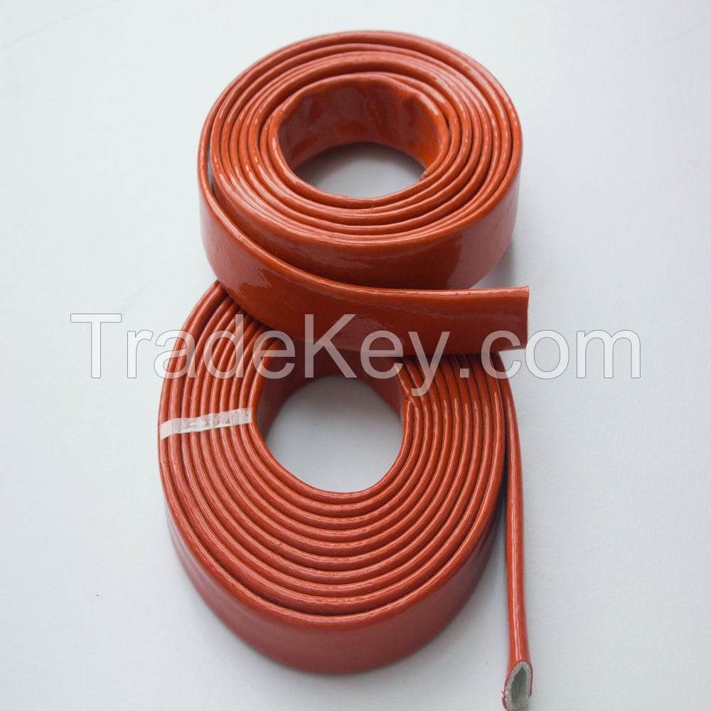 Silicone jacketed fiberglass sleeving