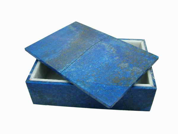 Lapis Lazuli Handicrafts box, semi precious gemstone handicrafts,