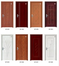 Fire Door Oak Door Door Skin PVC Faced Cabinet Door Steel Wooden Door