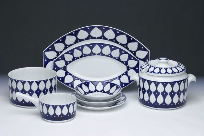 Sargadelos F73 Blue Dinner Set for 6