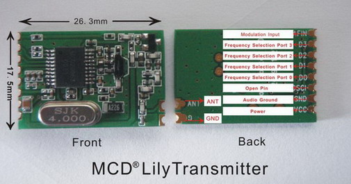 Wireless Audio Transmission Baby Monitor Transmitter Module