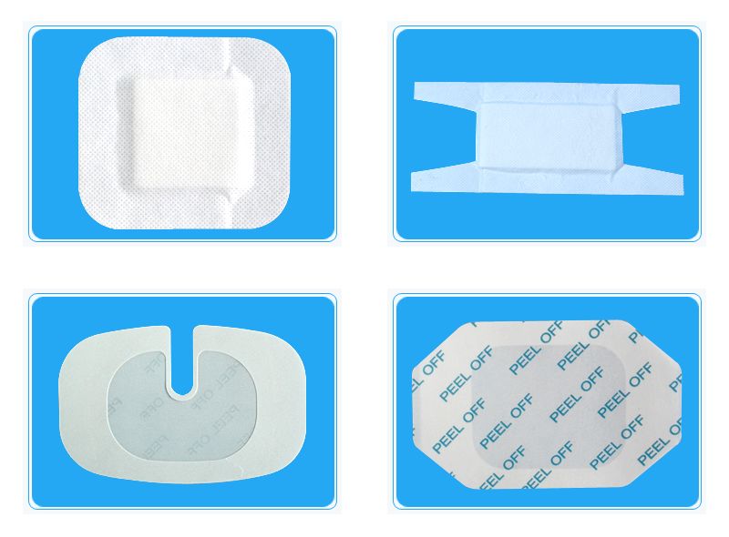 Transparent semi-permeable/island /adhesive wound Dressing