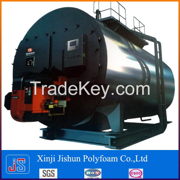 WNS Horizontal type fire tube auyomatically natual gas or diesel fired steam boiler