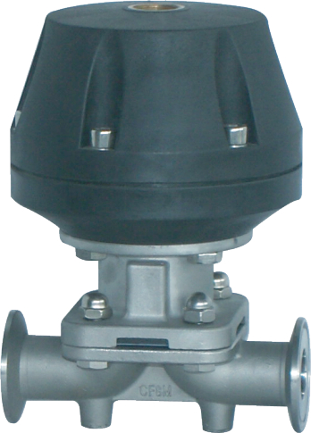 Pneumatic diaphragm valve