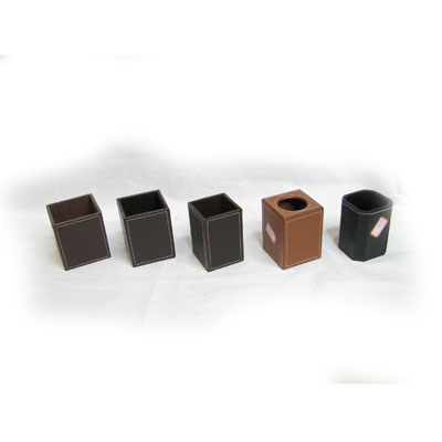 leather pen holders