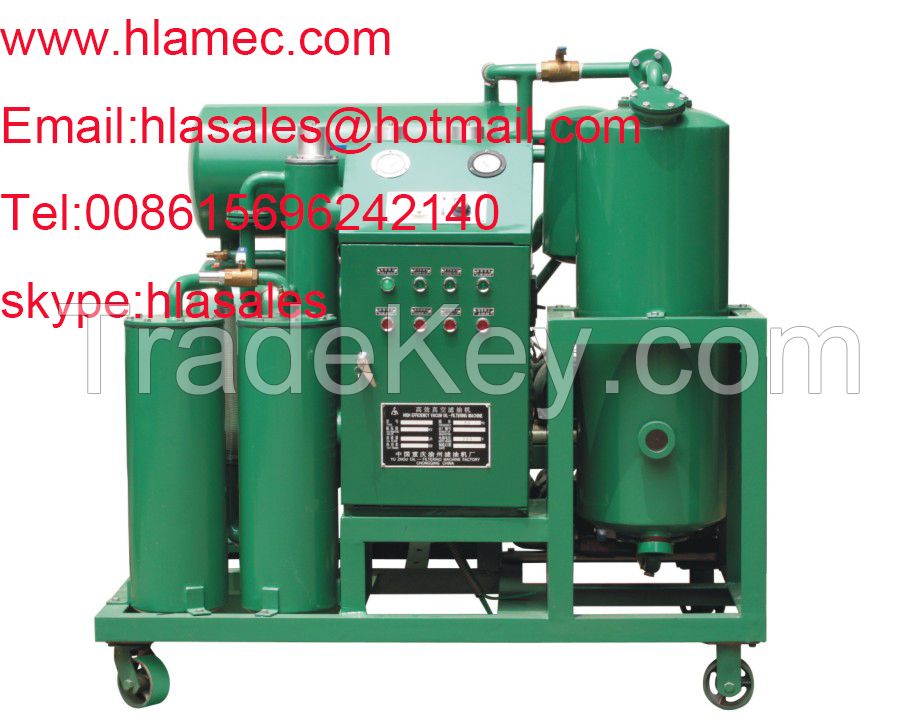 Waste Machinery Lubricant Oil Purifier
