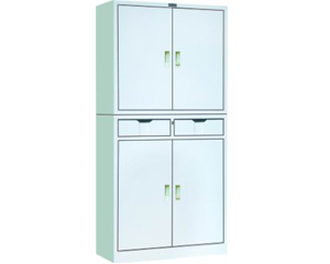 2-outside-drawer 2-division cabinet