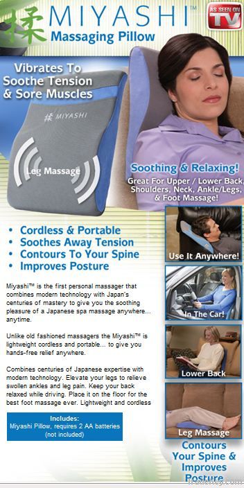 massage pillow/music pillow/neck pillow/travel pillow