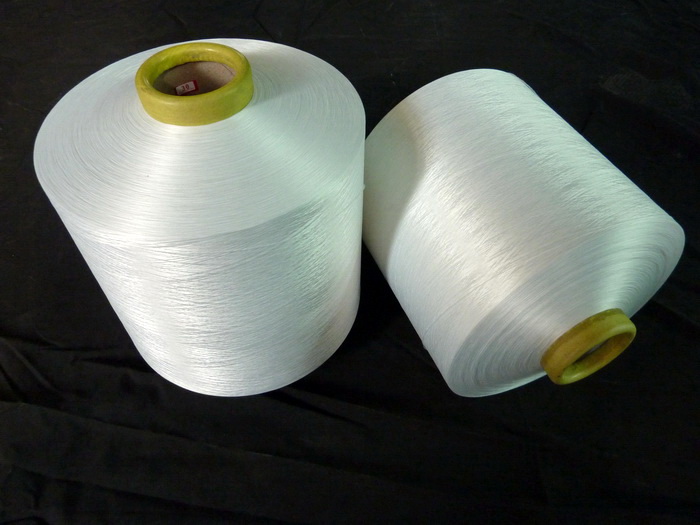 DTY 165D/144F OF 100% POLYESTER, RAW WHITE , SEMI DULL