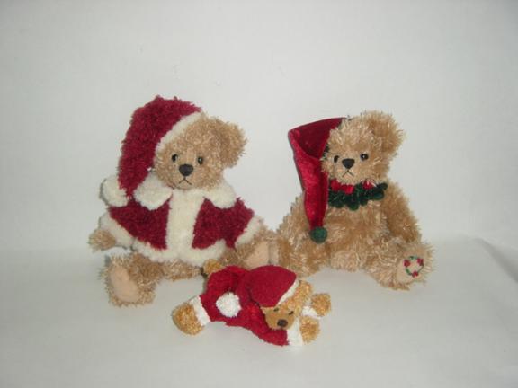 Plush Christmas Bears