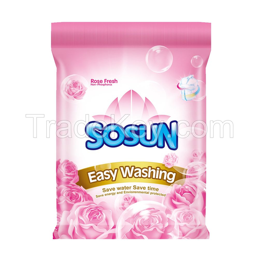 High Foam Detergent Powder Adding Fabric Softener