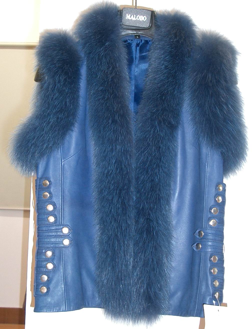 Fur Lined Leather Vest