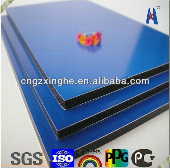 aluminum composite wall panel/pe aluminum plastic panels guangzhou manufacturer