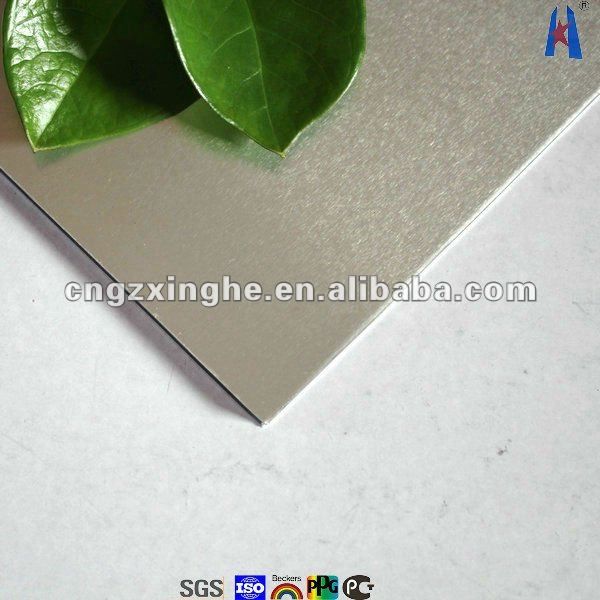 brushed aluminium plastic sheets for curtain wall decoraive material