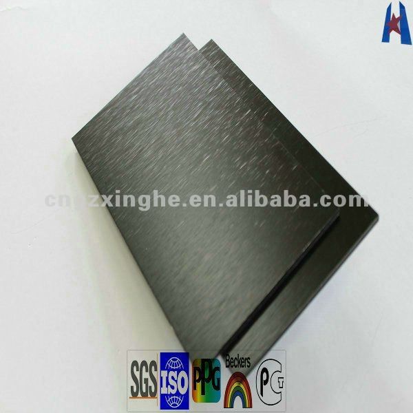 imported brushed black aluminum outdoor wall decorative sheet