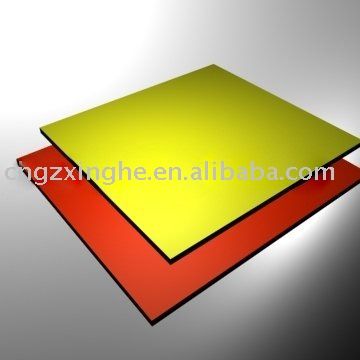 aluminium composite panel with PE / PVDF coating