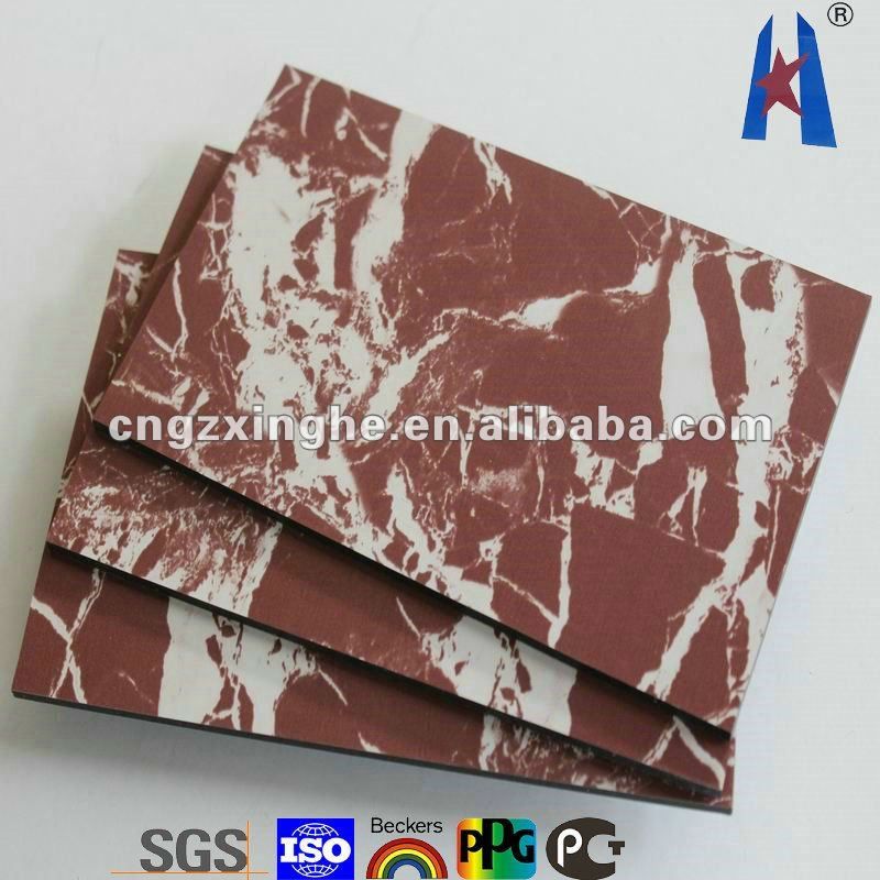 marble finished composite aluminium plastic sheets