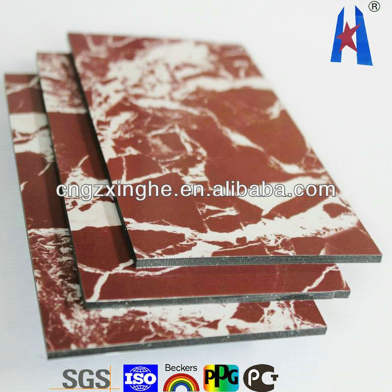 special color aluminum composite panel/wooden/marble color aluminium composite panels