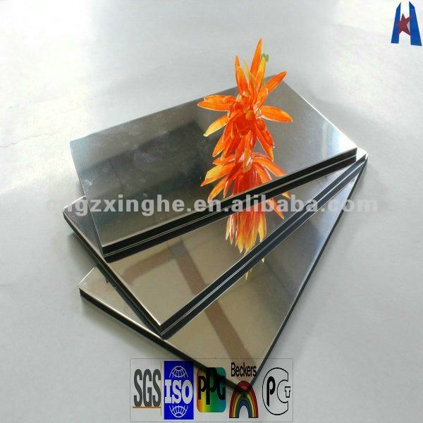 silver mirror finishing construction decorative wall material