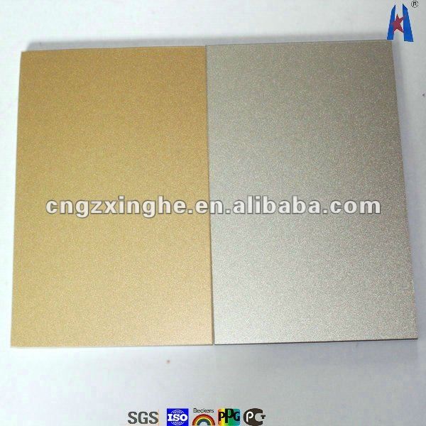 wooden 3mm PE aluminum sandwich panel door guangzhou manufacturer