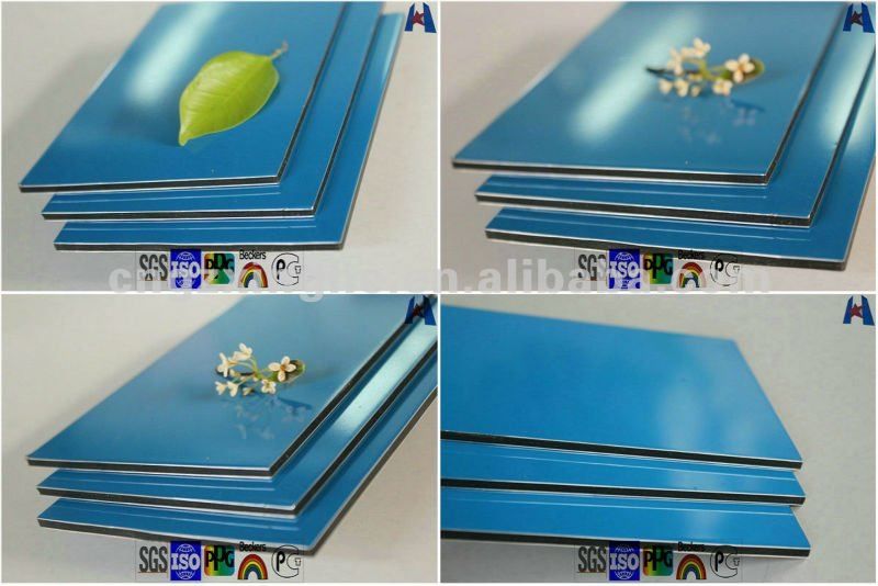 lightweight alubond acm board panels/aluminium composite materials