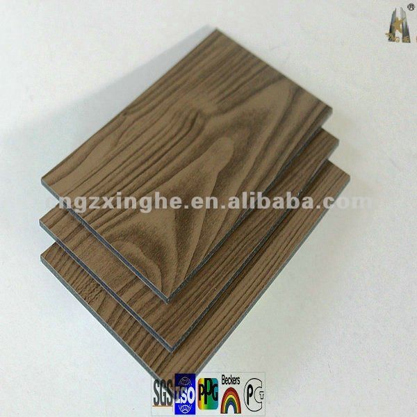 wood exterior weather board facade aluminium composite panel