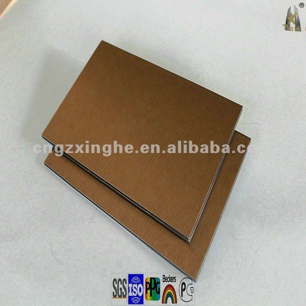 aluminium panel sheet polyester coated composite aluminium cladding