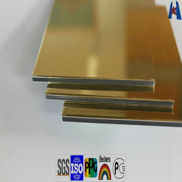 aluminium composite panel with pe or pvdf