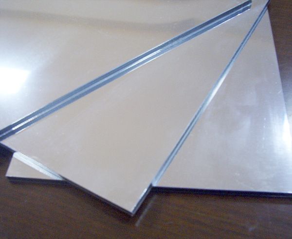 PE and PVDF aluminium composite plastic panel