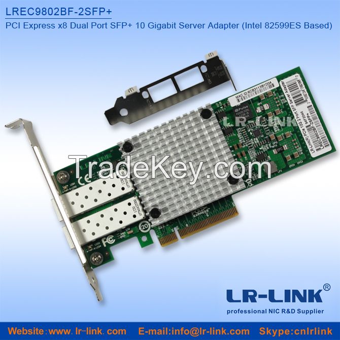 intel 82599ES Chipset PCI-Express 2 x SFP+ 10G 10Gbe Gigabit Interface Card Comptaible X520-SR2 DA2